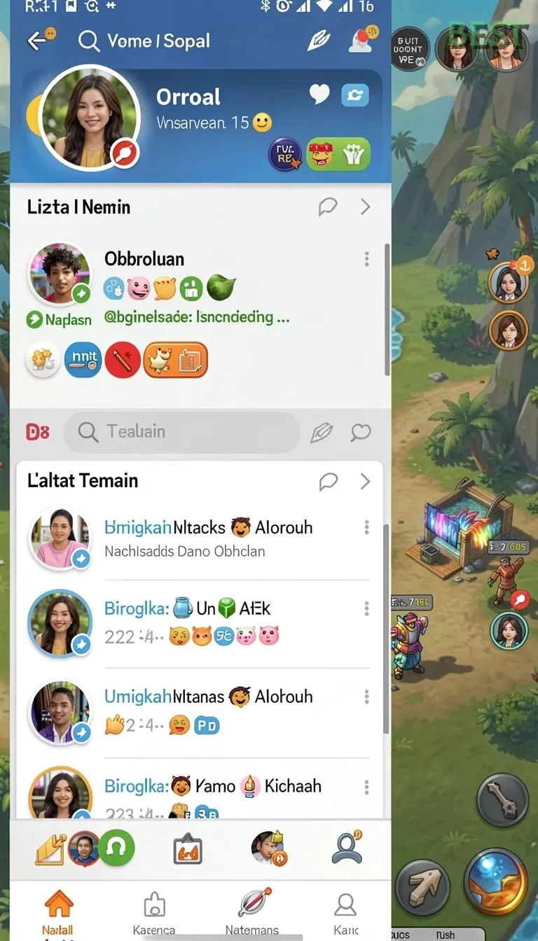 Cuplikan layar menu unduhan best untuk perangkat Android